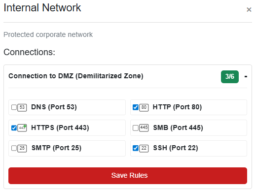 Visual Firewall Thinger